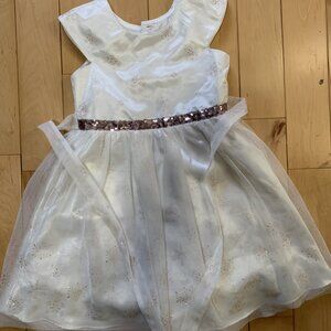 Girls dress with sparkly accents